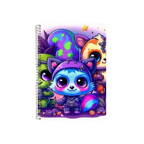 Cute Baby Adventure Foxes Notebook Animal Gift Idea Notepad Pad 81