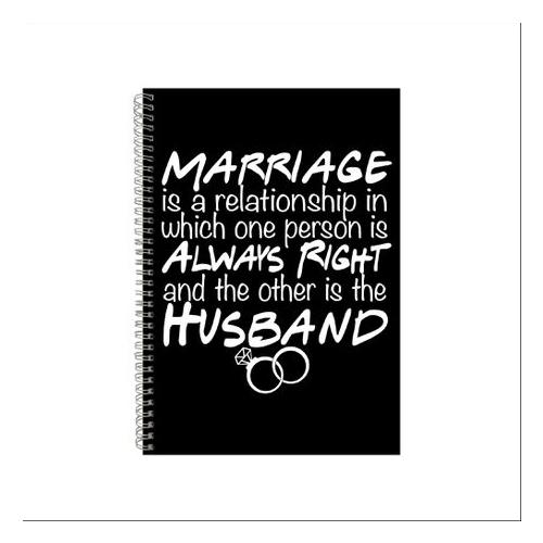 Marraige Notebook Wedding Gift Idea A4 Notepad Pad 46