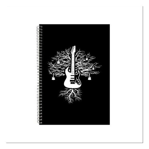 Guitar Roots Notebook Gift Idea A4 Notepad Pad 35