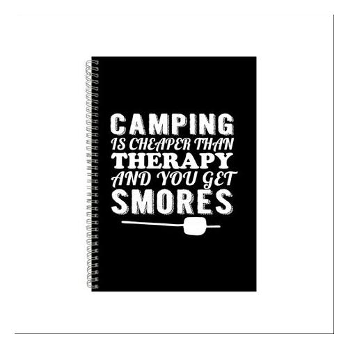Camping is Cheaper than Therapy Notebook Gift Idea A4 Notepad Pad 28