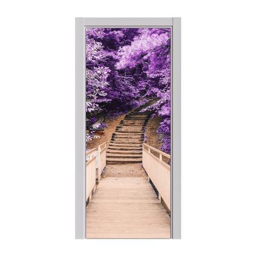 Decoupage - The Purple Woods Door