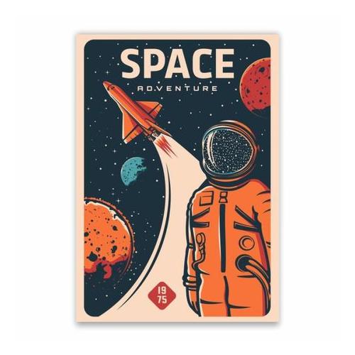Space Adventure Poster - A1