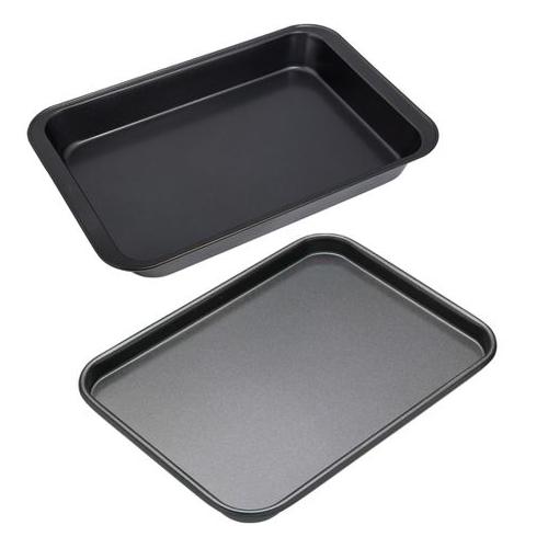 Home Kitchen Baking Pan & Tray Set of 2( 31cm, 37cm)