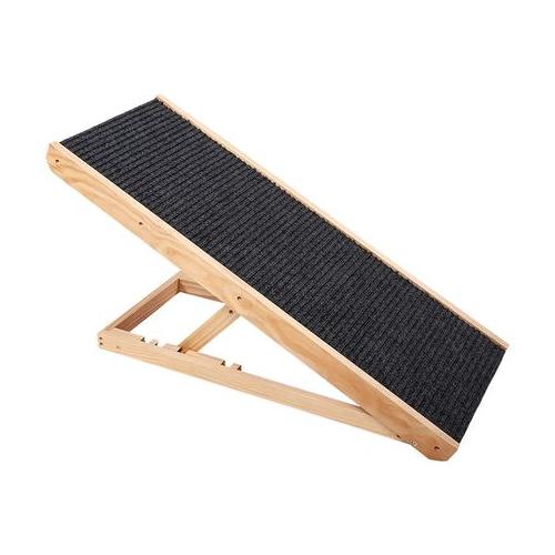 Ramp for small to medium Dogs and Cats - Adjustable ramp, non-slip carpet