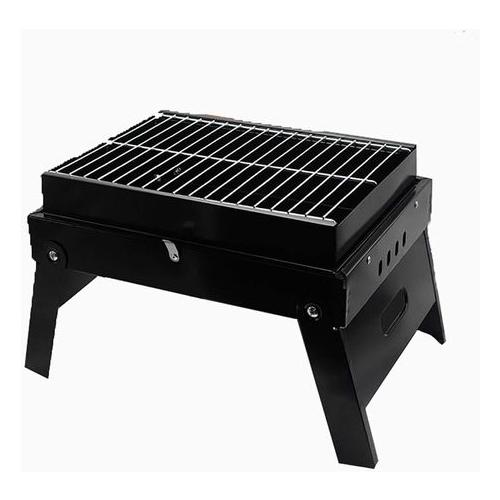 38x30x27cm Portable Folding Braai Stand with Deep Charcoal Pit - FX-9203