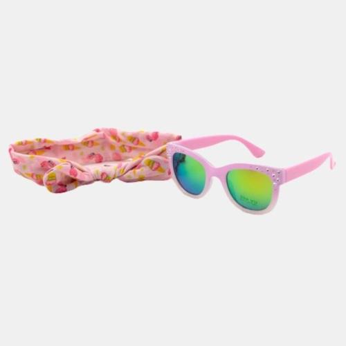 Flamingo Headband and UV protected Sunnies Set - For ages 3-8