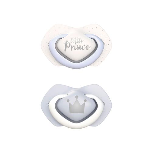 Canpol Babies Silicone Symmetrical Soother - Royal Baby 2 Pack (0-6m)