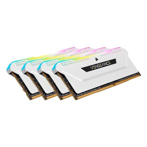 VENGEANCE RGB PRO SL 32GB (4x8GB) DDR4 DRAM 3600MHz C18 Memory Kit - White