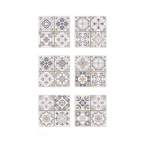 Vinyl Wall Tiles with Lamination - Mandala Fan Pattern