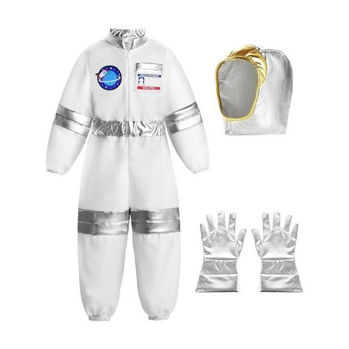 Boys Astronaut Costume Kids Space Jumpsuit