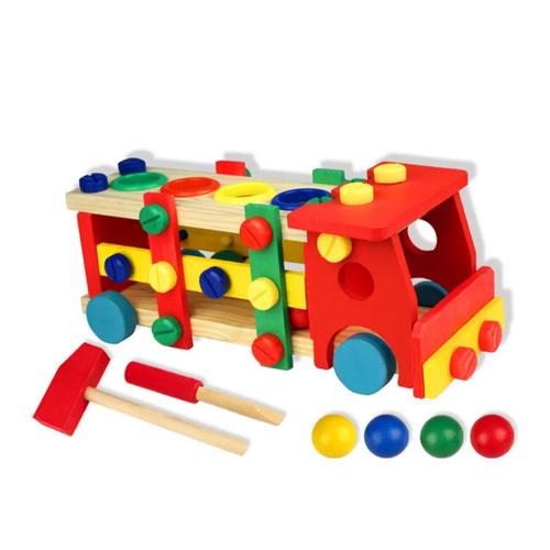 Wooden Assembly Car- Montessori Early Development Toy for Kids - DIY Toy