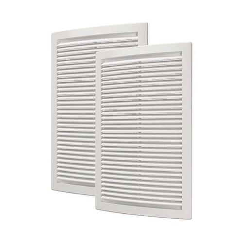 Ventilation wall cover grilles 200 x 300mm rectangular - 2 pieces