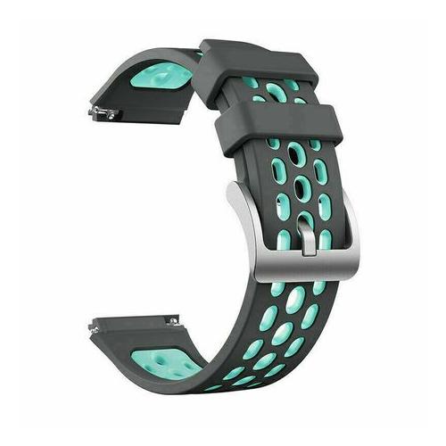 Sports Silicone Strap for Huawei GT 2E-Grey/Mint