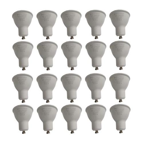 Hello Today GU10 5.5W LED Light Bulbs Cool White 6500k - 20 Pack