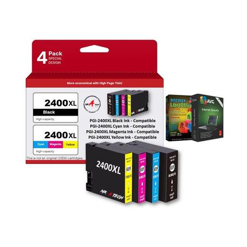 Canon compatible 2400XL/2400BK/PIG-2400/PG-2400/2400-C Ink High Yield Vivid