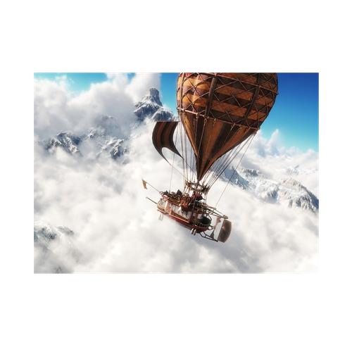 Wall Art Canvas - Steampunk Concept Balloon Airship