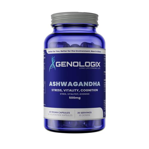 Genologix - Ashwagandha 500mg (30 servings x 60 capsules)