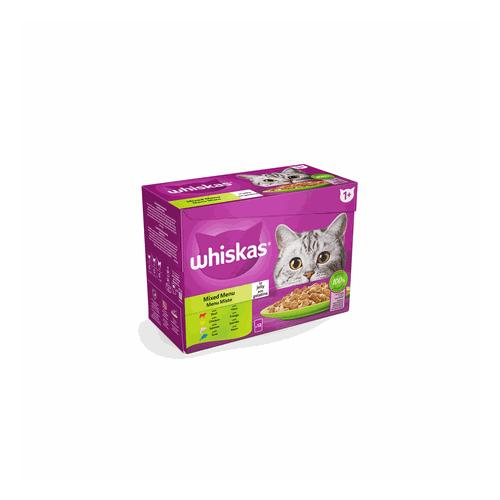 Whiskas Adult Pouch Multi-pack Mixed Selection In Jelly (12 X 85g)