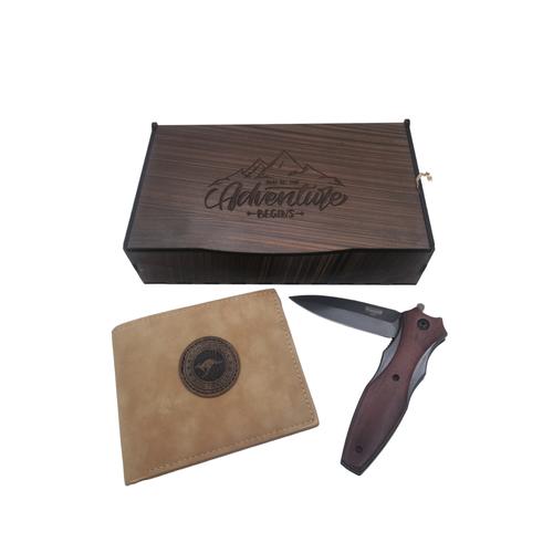Knife and Wallet Gift Box Set
