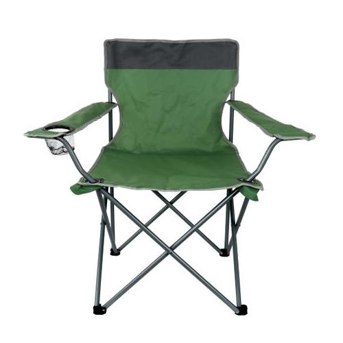 Leisure-Quip Spectator Camping Chair - Green/Grey