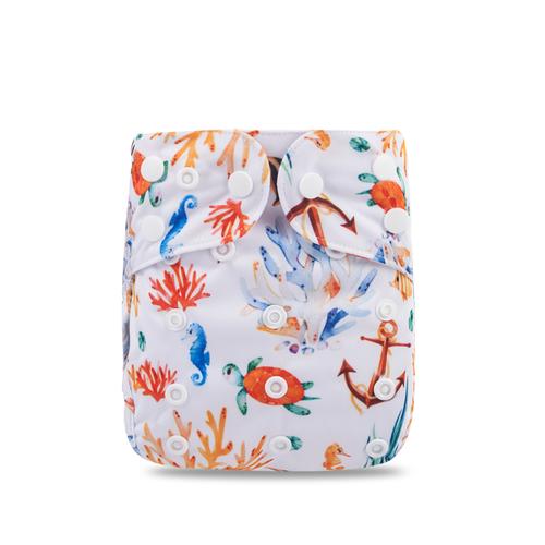 Happy Flute baby Reusable Diaper Cover - In The Reef