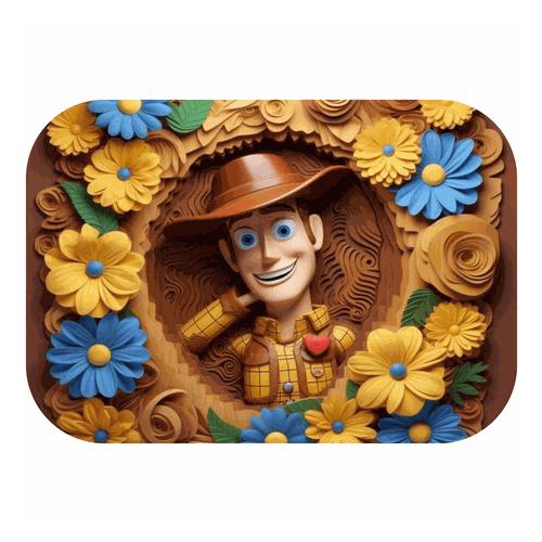 Woody Printed Mouse Pad