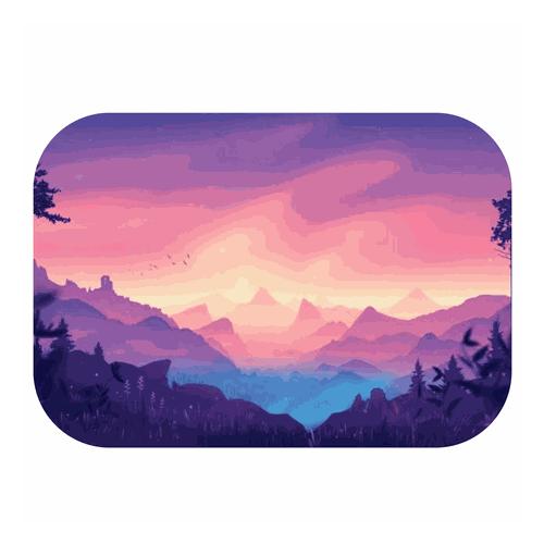 Nature Printed Mouse Pad