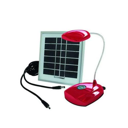 Acdc - 0.6w Solar Red Lamp Home Light Kit C/W 1.5w Solar Panel