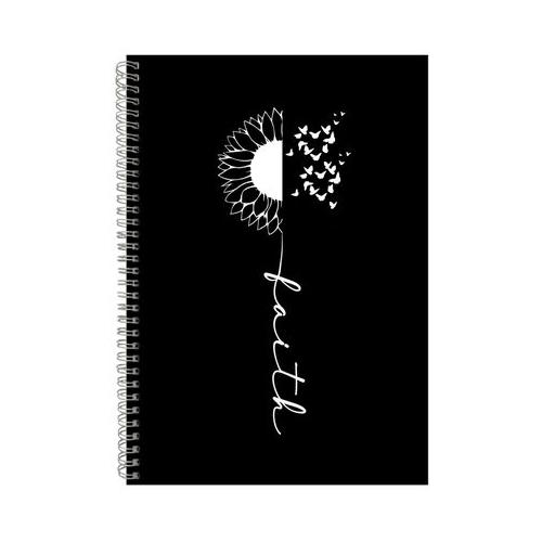 Faith Sunflower Notebook Christian Gift Idea A4 Notepad 123