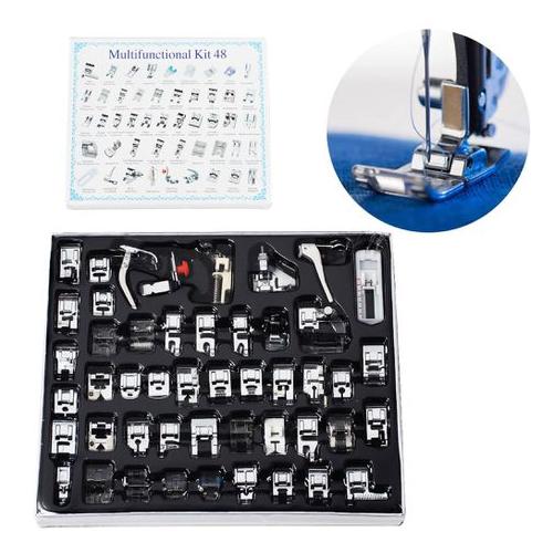 48pcs Professional Domestic Mechanical Sewing Machine Presser Foot Set