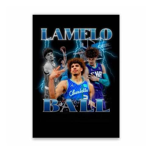 Lamelo Ball Collage Poster - A1