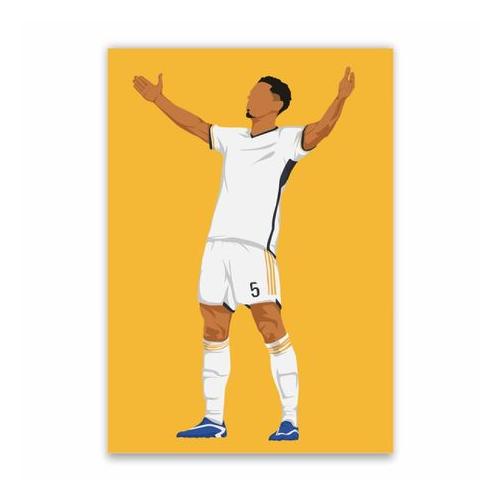 Bellingham Yellow Background Poster - A1