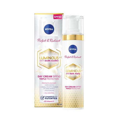 NIVEA Perfect & Radiant LUMINOUS630 Anti Dark Marks Day Cream SPF50, 40ml
