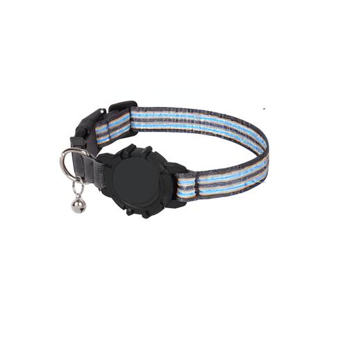 Reflective Integrated Apple Air Tag Cat Collar, Heavy Duty