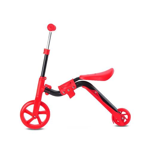 2 in 1 Kids Scooter Adjustable Height & T-Shape Handle Design