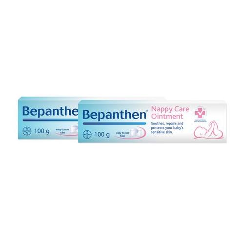 Bepanthen Baby Nappy Care Ointment - 2 x 100g Value Pack