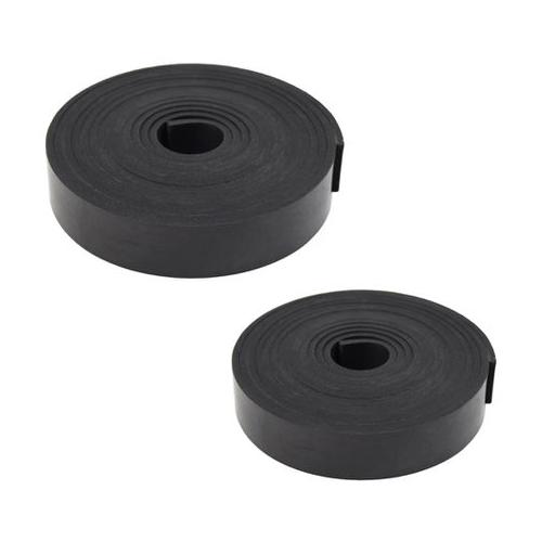 DIY Tools Anti Slip Neoprene Rubber Strips for Surface Protection 2 Pieces -1m