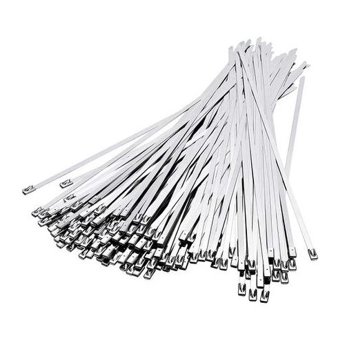Tool DIY Multifunctional Durable Stainless Steel Cable Tie Set of 50(300mm)
