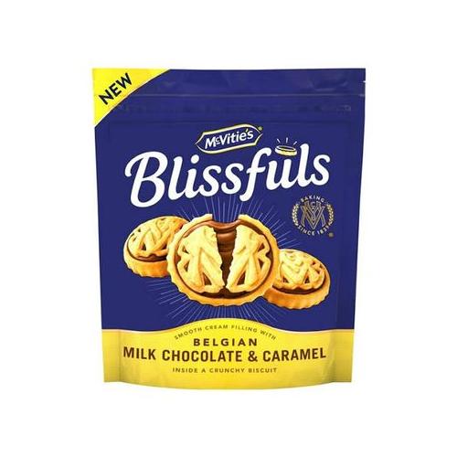 Mcvities Blissfuls Belgian Milk Chocolate And Caramel - 228g