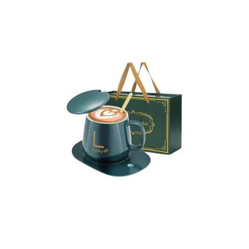 Cup of Comfort - Coffee Mug Warmer Saucer - Green