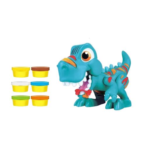 Dino Rex Crew Toy with Non Toxic Play Dough for Crunchin' T-Rex for Kids 3+