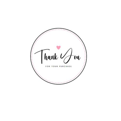 Thank You Stickers - Pack of 500