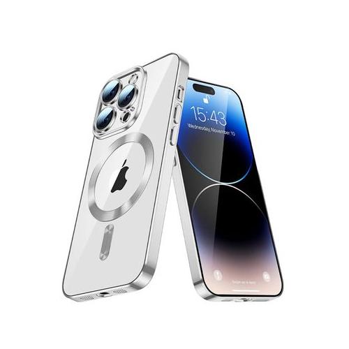 Wolfpack Electroplated Edge Soft Case For Iphone 13pro -Silver