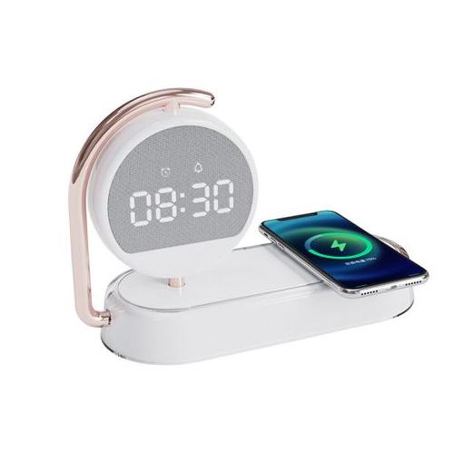 Creative Clock / Wireless Charger With Night Light 15W