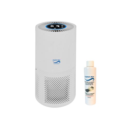 Crystal Aire Smart Purifier w HEPA Filter & WiFi + 200ml Vanilla Scent