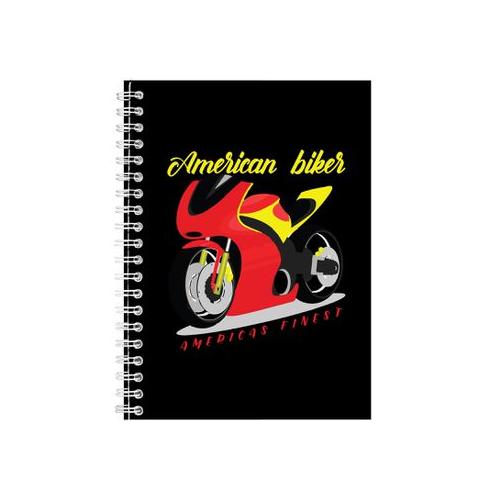 American Biker Notebook Biker Gift Idea A5 Notepad 145