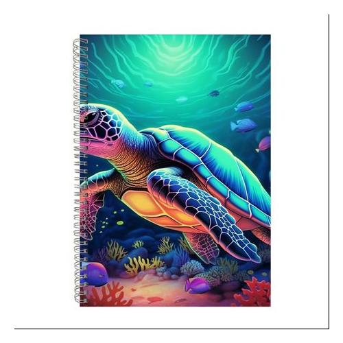 Turtle 89 Gift Idea A4 Notepad 255