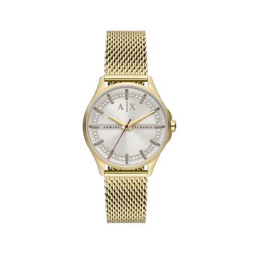 Armani Exchange Women's Gold-Tone Stainless Steel Watch - AX5274