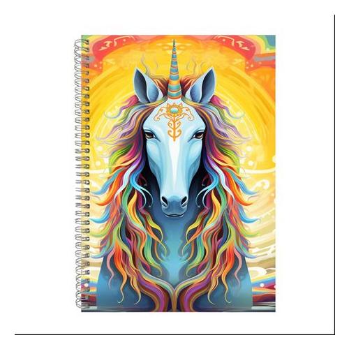 Psychedelic Horse 2 Gift Idea A4 Notepad 248