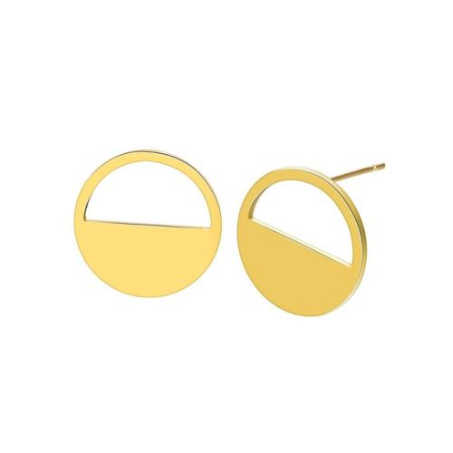 We Heart This Gold Hollow Circle Studs